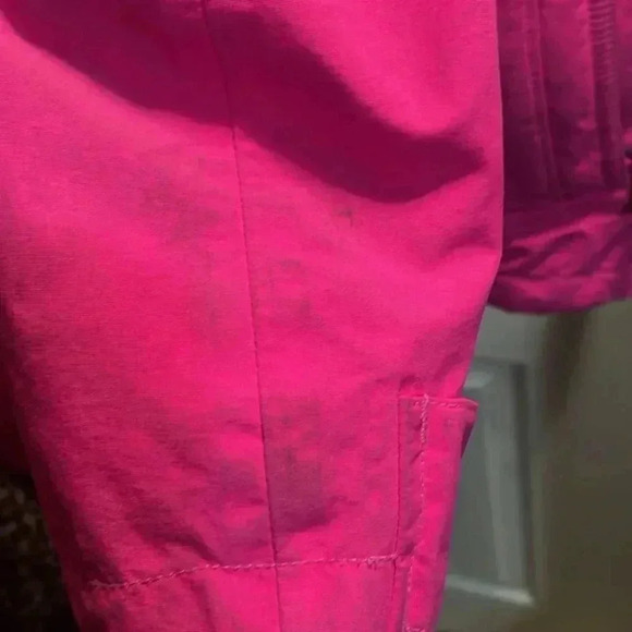 The North Face “hyvent” pink nylon polyester fill winter parka jacket M - Picture 6 of 10